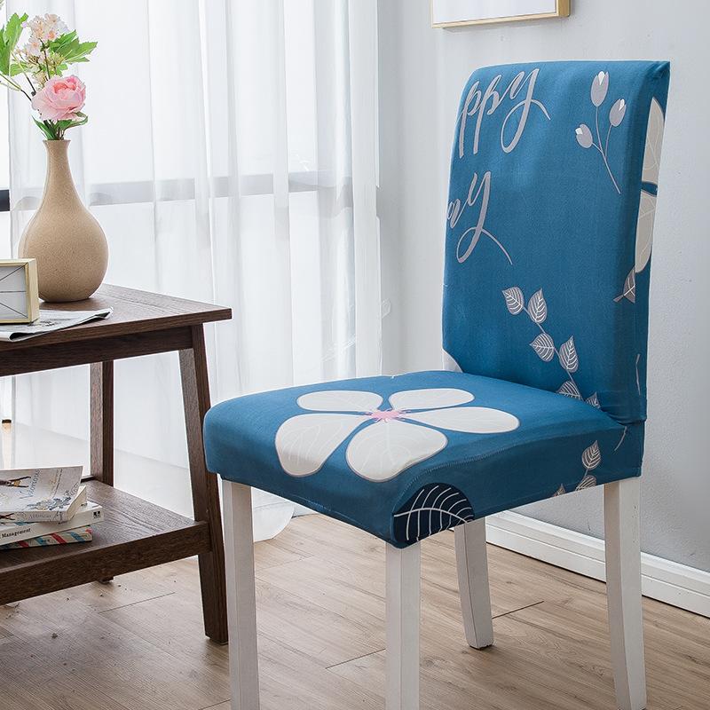 

1/2/4/6pc Spandex Chair Cover Elastic Home Restarant Elastic Floral Printed Chair Slipcover Polyester Stretch Fabric Chair Cover 1 piece