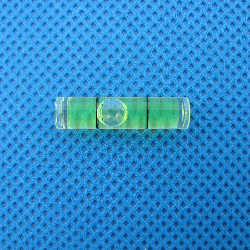 20 Stück/Lot 6*24mm Acryl-Libelle Wasserwaage Mini-Wasserwaage Messinstrument