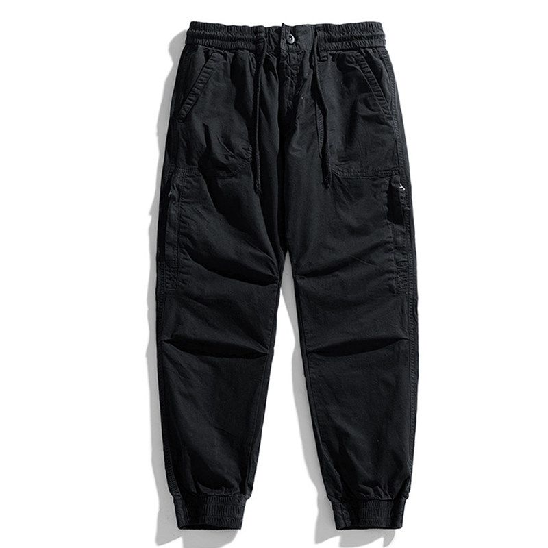 American-Style Spring and Autumn Heavy-Duty Men's Multi-Pocket Cargo Pants, Export Surplus, Versatile, Cool and Stylish, Jogger Casual Pants