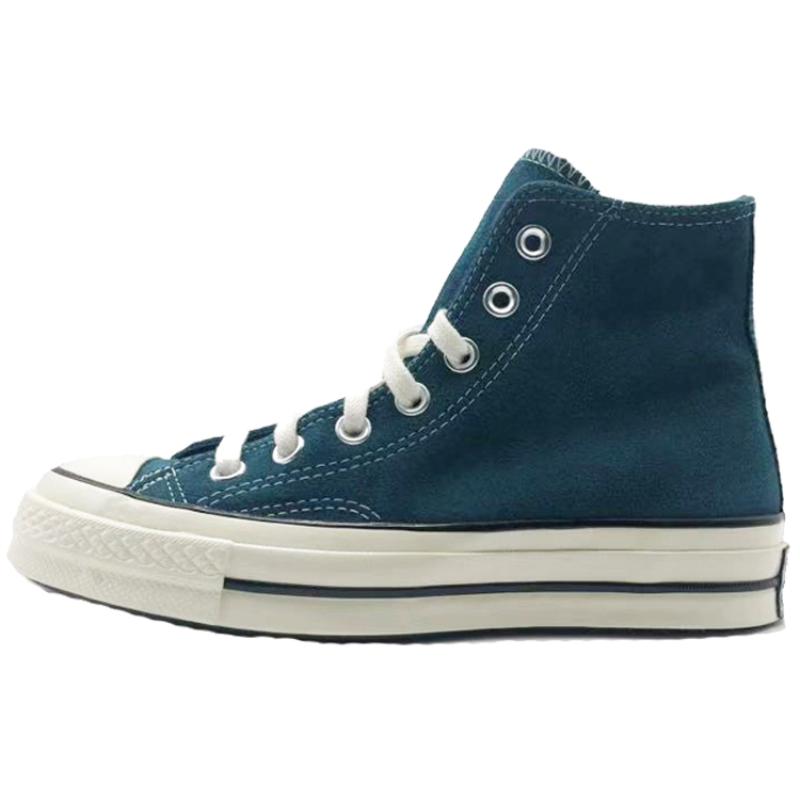

Converse 1970s Round Toe Lace-Up High-Top Canvas Unisex Dark Blue 35