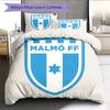 Malmö FF  Pattern Bedding Quilt Set Quilt Cover Pillowcase Home Decoration Birthday Gift (1 * duvet cover + 2 * pillowcase, without core)
