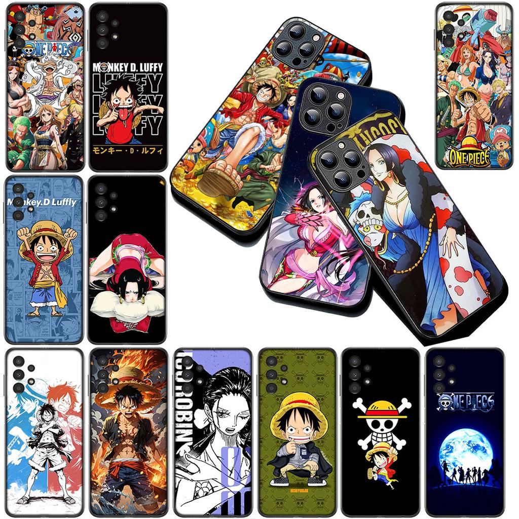 Cover for Samsung Galaxy S10 S8 S9 Plus A33 A34 A31 70 A71 A72 Note 20 9 8 S10E Casing Phone Case Boa Hancock One Luffy Pieces