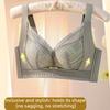 Lightweight Breathable Seamless Lace Bra That Makes Large Breasts Appear Smaller Without Underwire and With Side Boob Support