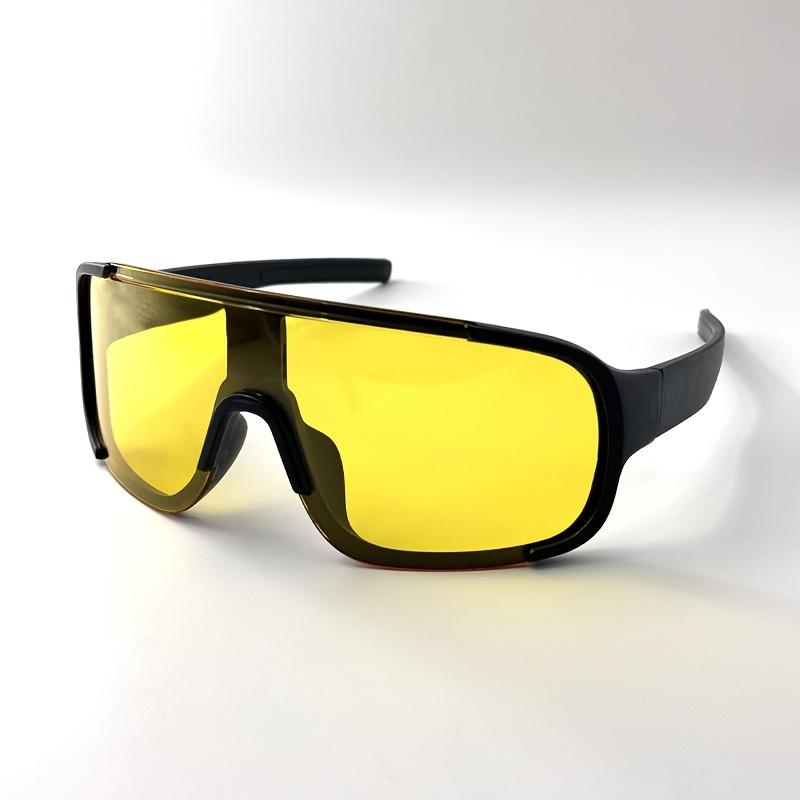 

1PCS Large Frame Sports Cycling Sunglasses for Men and Women Skiing and Mountaineering Windproof Glasses Sunshade Sunglasses