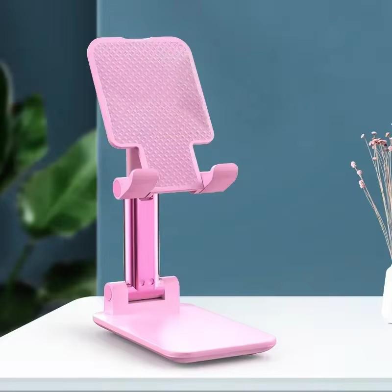 

Desk Mobile Phone Holder Stand For iPhone 16 15 iPad Xiaomi Adjustable Desktop Tablet Holder Universal Table Cell Phones Stand розовый