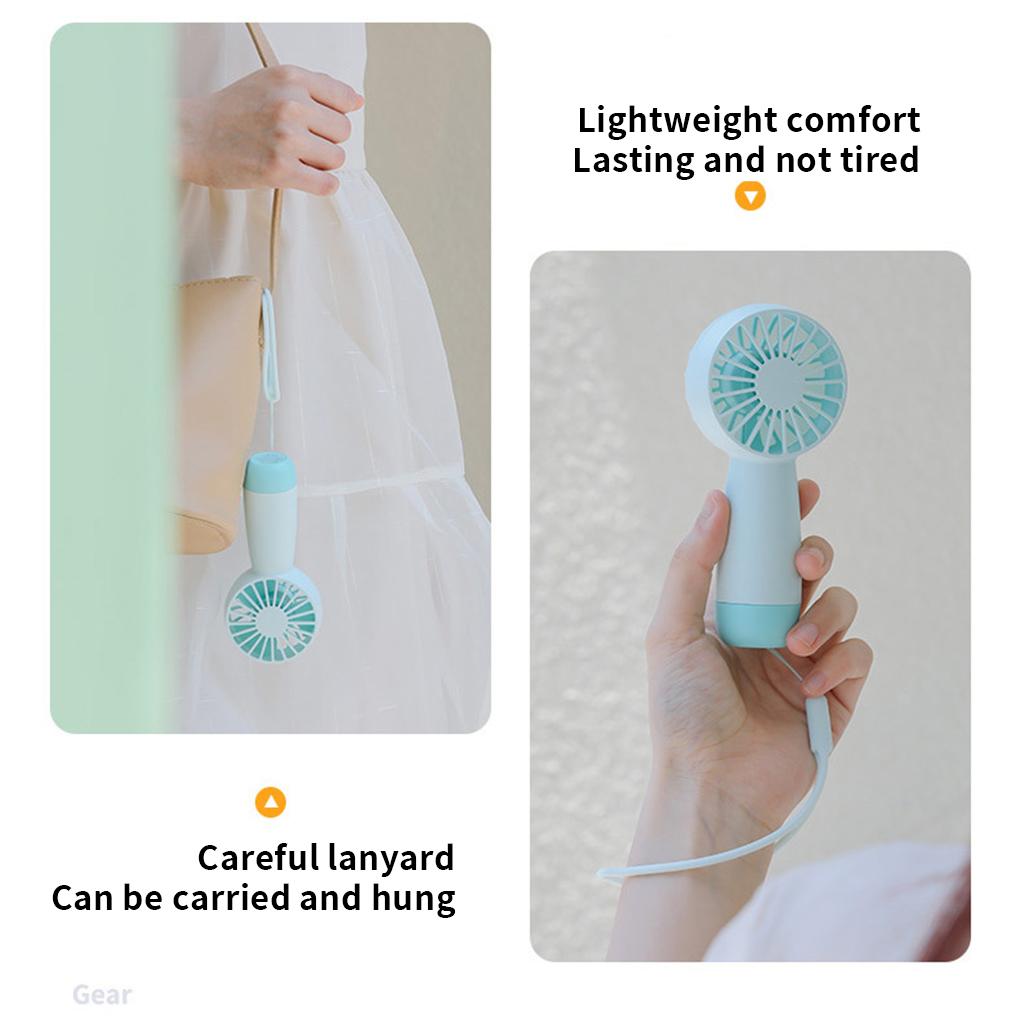 Fan Handheld Portable Rechargeable Mini Cooling Pocket Portable Outdoor Office Charging Travel Indoor Dormitory