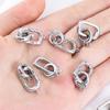 1pc Handmade 18K Gold Silver Plated Fastener Bail Connector Clasps Accessories End Clasps Needlework Pearls Beads Jewelry Making
