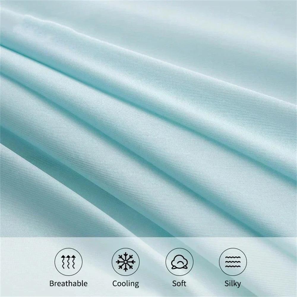 Kühldecke fürs Bett, Klimaanlage, Bettdecke, gekühlte seidige Sommerdecke, doppelseitige kalte und kühlende Stoffdecken