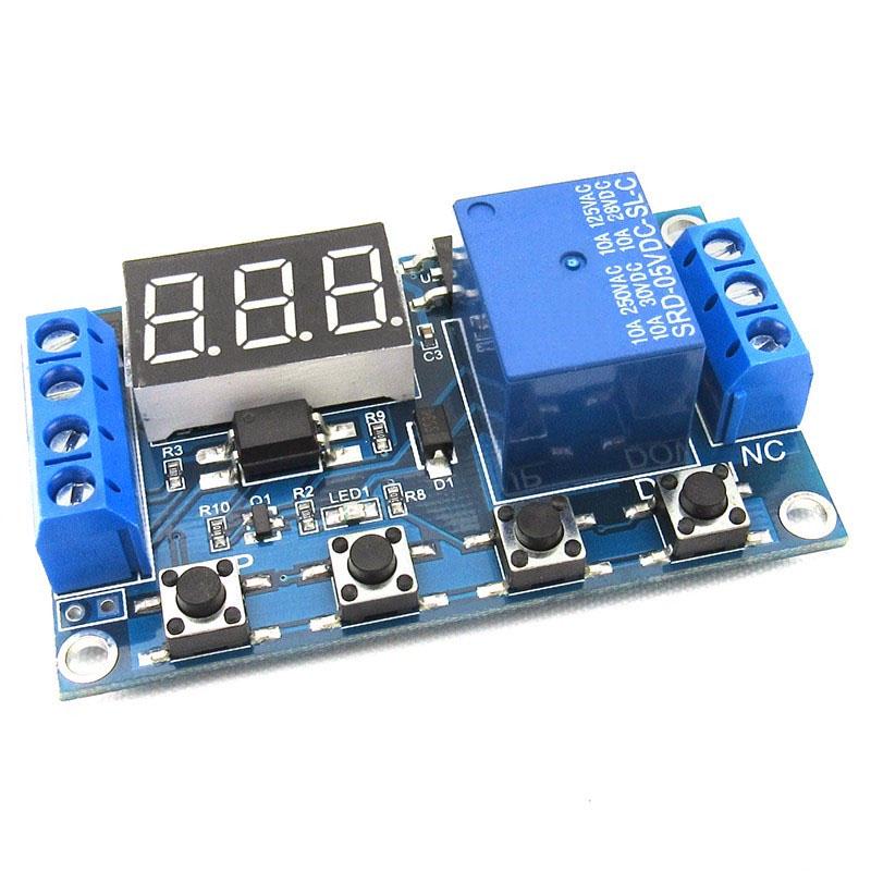 Buy 5V Micro USB Time Delay Relay Module LED Digital Time Delay Relay