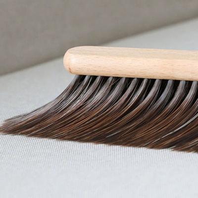 Natural Wood Bristles Brush Anti-Static Desktop Bar Grinder Coffee Powder Cleaning Brushes Domestic Bed Sweeping Broom