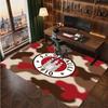 FC St. Pauli Voetbal Print Kristalfluweel Tapijt, Comfortabel Waterabsorberend Antislip Binnen Vloerkleed