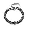 Custom 100 Languages 'I Love You' Projection Bracelet - Stainless Steel Cuban Chain Bangle for Men & Women