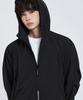 Lemain Second 2-Way Hooded Windbreaker Jacket [Black]