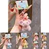 Plush Mini Elephant Keychain With Cartoon Design For Backpack Decor And Gift