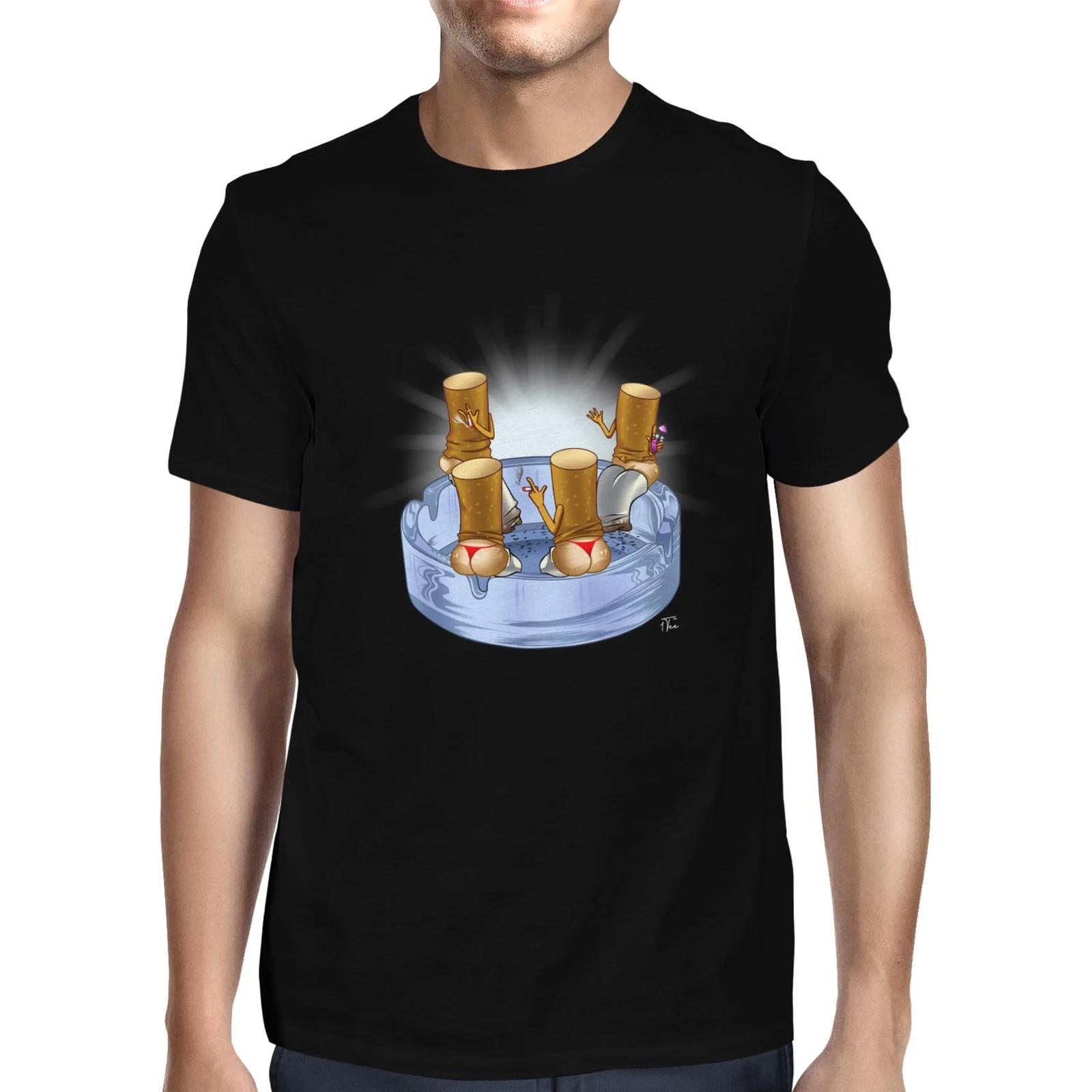 1Tee Mens Cigarette Butts T-Shirt XXXL