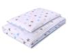 Double-sided 2-piece Cotton Children's Bedding Set - Gray and Blue Stars