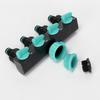Car Wash 4/6-Point Diverter, 1" Faucet Connector, 5-Way with Ball Valve