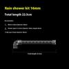 Aquarium Rain Spray Bar Outflow Pipe Transparent Acrylic Rain Shower Outlet Tube Kit Fish Tank External Filter Accessries