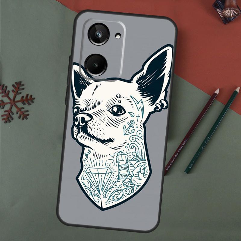 Chihuahua Dog Cute Animal Case For Realme C55 C51 C75 C63 C61 C53 C35 C65 C67 C71 11 12 13 14 15 Pro Plus GT6 GT7 Pro Realme C75 4G