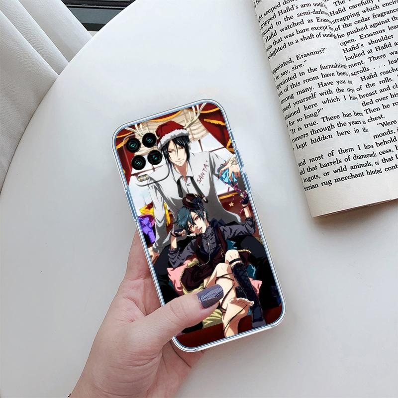 RP7 Black Butler Transparent Case for LG K22 K30 K40 K40S K41 K42 K50 K50S K51 K51S K52 K61 K62 K71 K92 Q60 Q61 V40 V50 V60