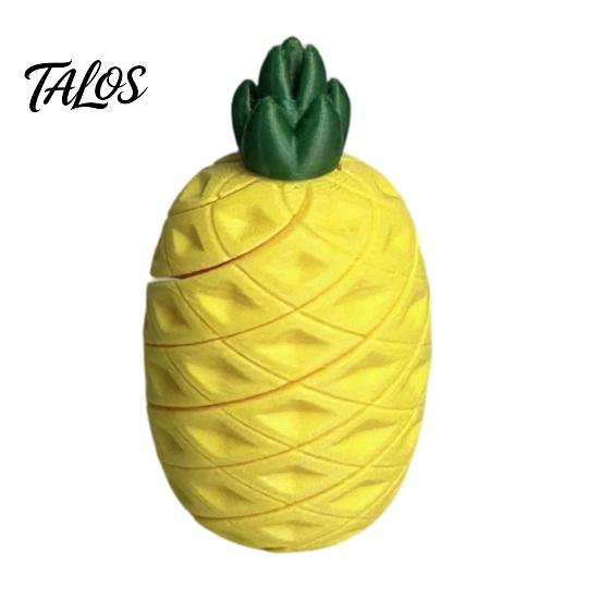 Juguete de descompresión de frutas y verduras impresas en 3D Talos, Juguete de pixel de fruta flexible y elástico para alivio de la ansiedad, Adorno de escritorio portátil Estrés