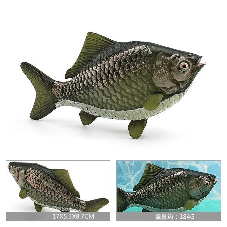 [Nekogamiyama] Kapr obecný, Karas obecný, Gengoro-Buna, Říční ryba, Jezerní ryba, Model figurky, Miniaturní ozdoba, Interiérová dekorace, Sběratelský model
