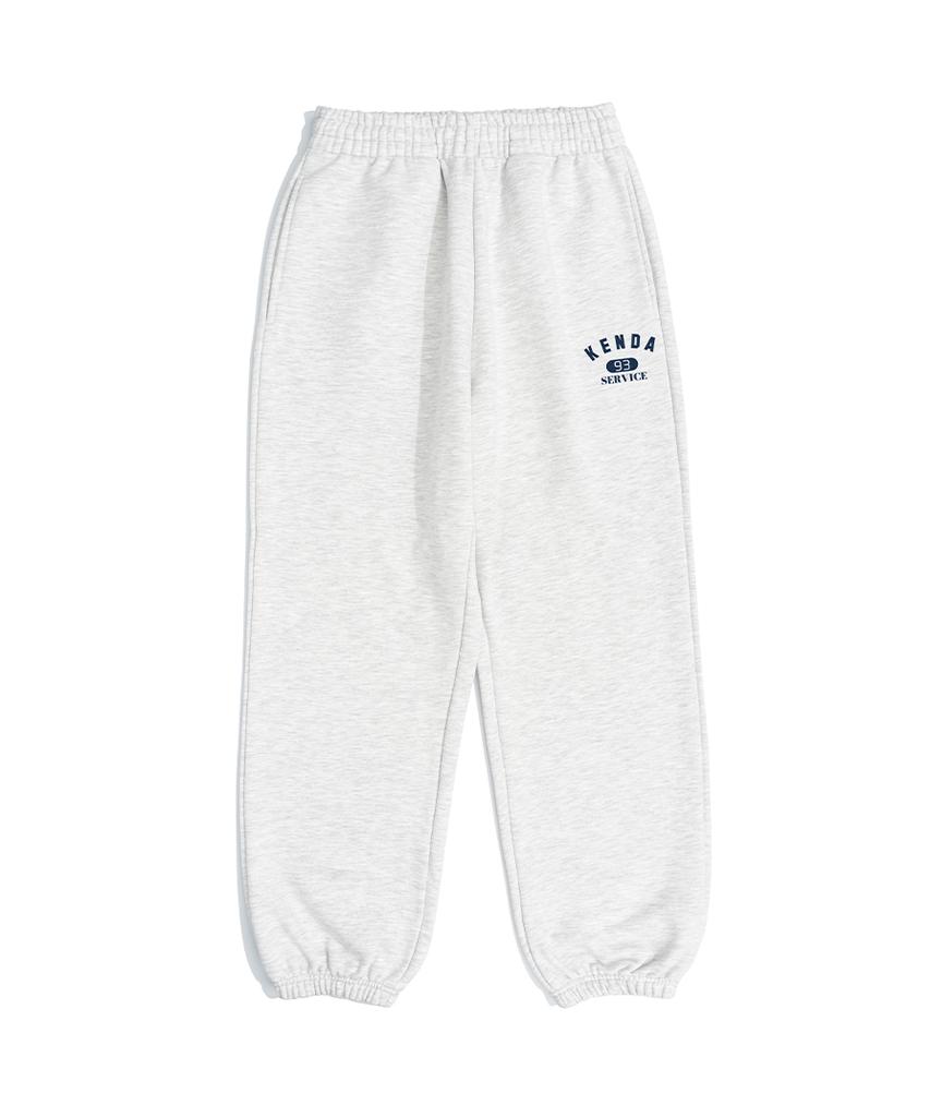 KENDA Retro Logo Jogger Sweatpants (Light Melange)