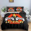Gamepad Polyester Duvet Cover Set Colourful Button King Play Gamer Bedding Set Kid Teen Man Video Game For Child Game Room Decor