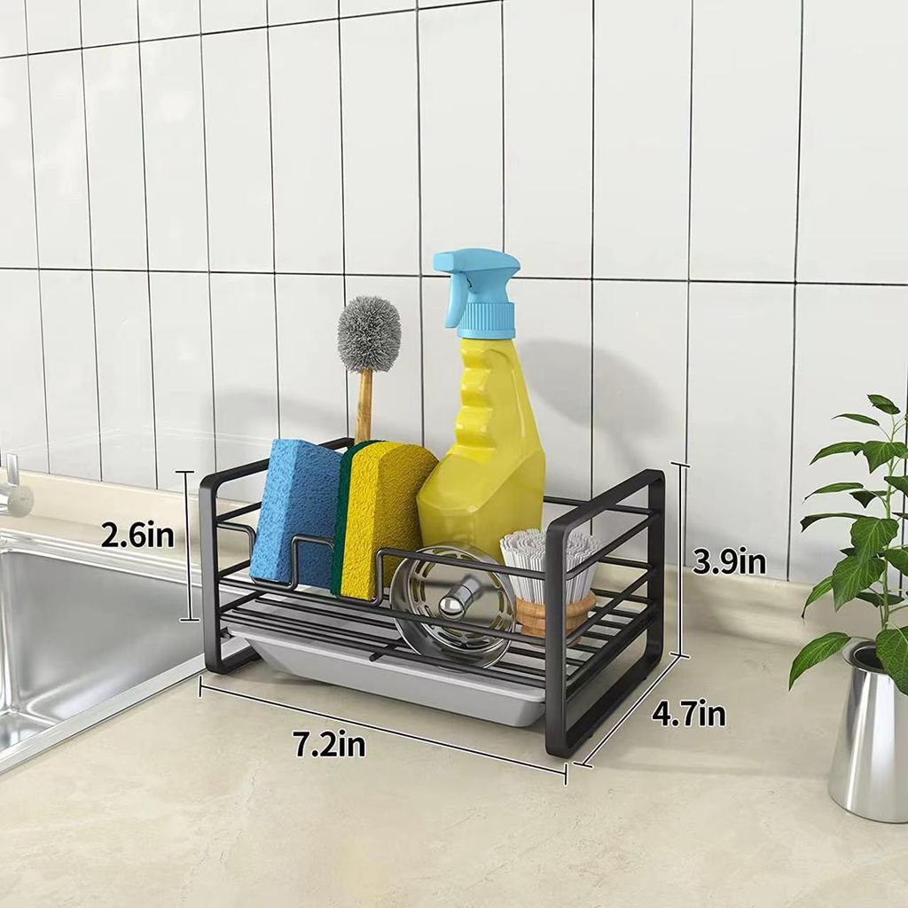 Wrought Iron Countertop Sponge & Dishcloth Holder