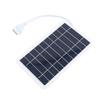 5V 2W Solar Panel High Efficiency Solar Cell Panel Durable USB Solar Charger  Outdoor Use