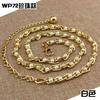 Women'S Spring And Summer Dress Decorative Pearl Belt Metal Hook Thin Waist Chain Multi-Color Optional