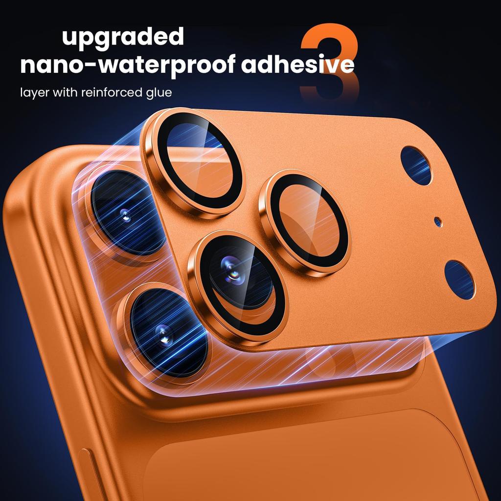 Metal Tempered Glass Camera Lens Protector for iPhone 17 Pro Max Air 17Pro iPhone17 Phone Protection Protective Flim Accessory 4