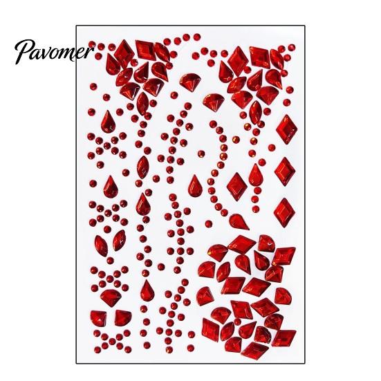 Halloween Face Rhinestone Stickers Scar Gem Stickers, Wound Body Art Cosplay Crystal Decals, Waterproof Self Adhesive Temporary Tattoo for Masquerade