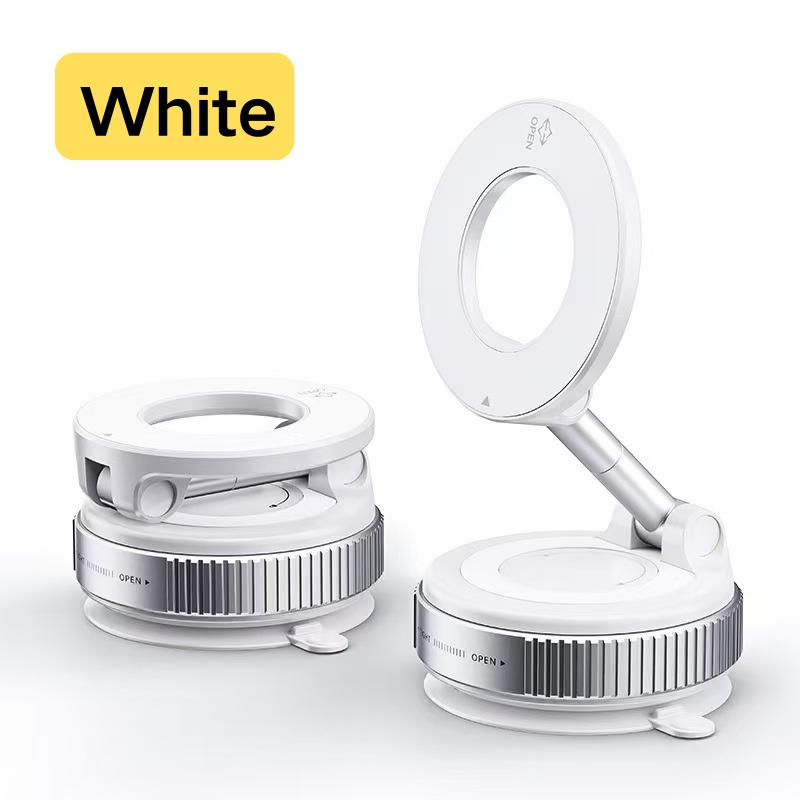 Car Phone Holder Mount, Foldable Suction Cup + MagSafe Compatible for iPhone 12/13/14/15/16 Pro/Max, Hands-Free Live Streaming