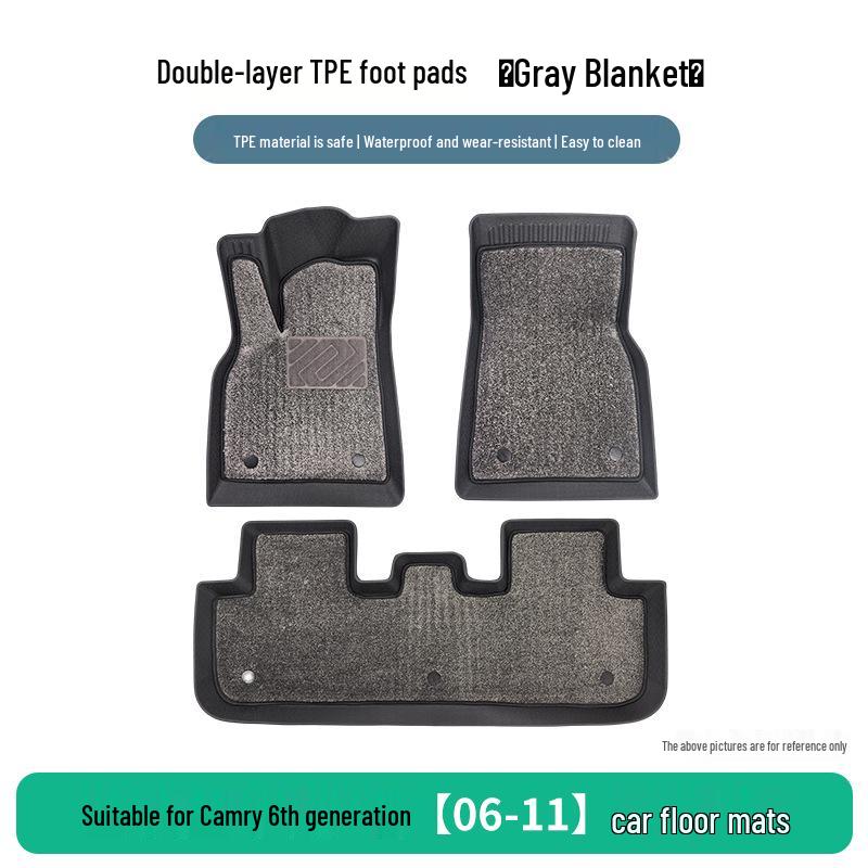 TPE Non-slip Floor Mats for 2006-2011 Toyota Camry 6th Gen