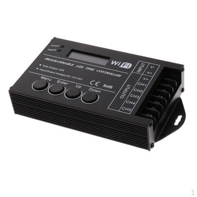 TC421 WiFi Time Programmable LED Controller For Strip Lighting 15x7.8x2.5cm