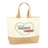 Tote Bag - PLANETEE - Irreplaceable Hiker - Jute - Beige - Printed In France