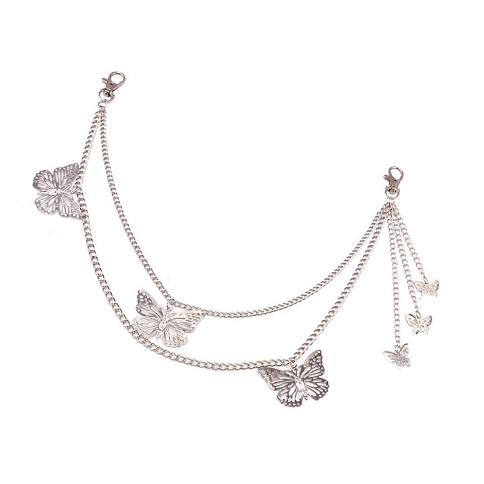 

Пояс с металлической цепочкой, стильная уникальная гладкая металлическая цепочка для вечеринок, цепочка для музыкального фестиваля D