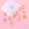 Silicone Earring Molds Resin Drop Jewelry Moulds Fruit/Vegetable Series Jewelry Making Molds for Kids and Teens Crafting
