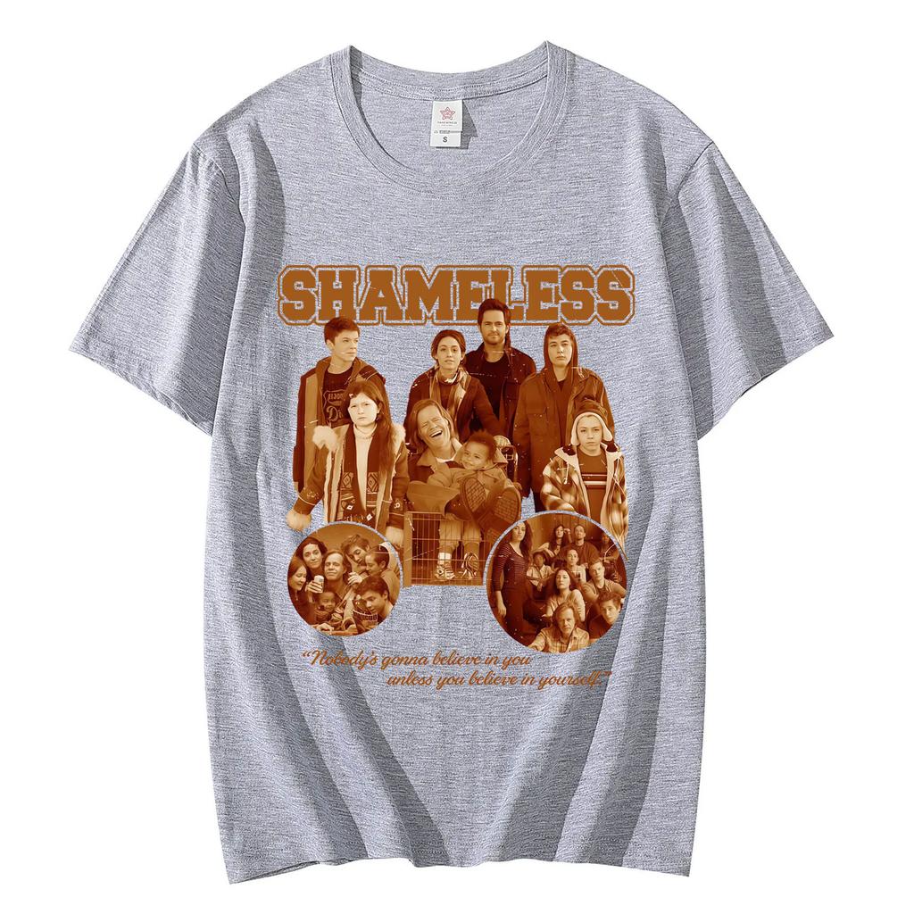 Limited TV Series Shameless Graphic T Shirts Fashion Vintage Short Sleeve Tshirt High Quality Cotton Oversized Tshirts Unisex