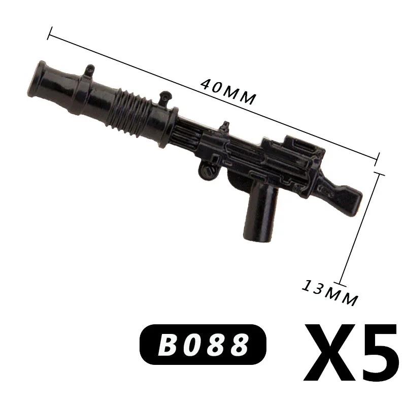 Vojenské stavební kostky Hvězdný film Vojenské figurky Války Zbraně Zbraně Vybavení Příslušenství Pláště Sekery Helmy Brnění Mini kostka