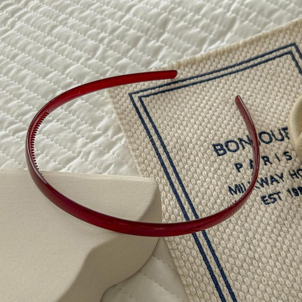 Translucent Head Hoop Band Plastic Head Bands Women Hairband For Girls Non-slip Toothed Hair Hoop Headwear Hair Accessories