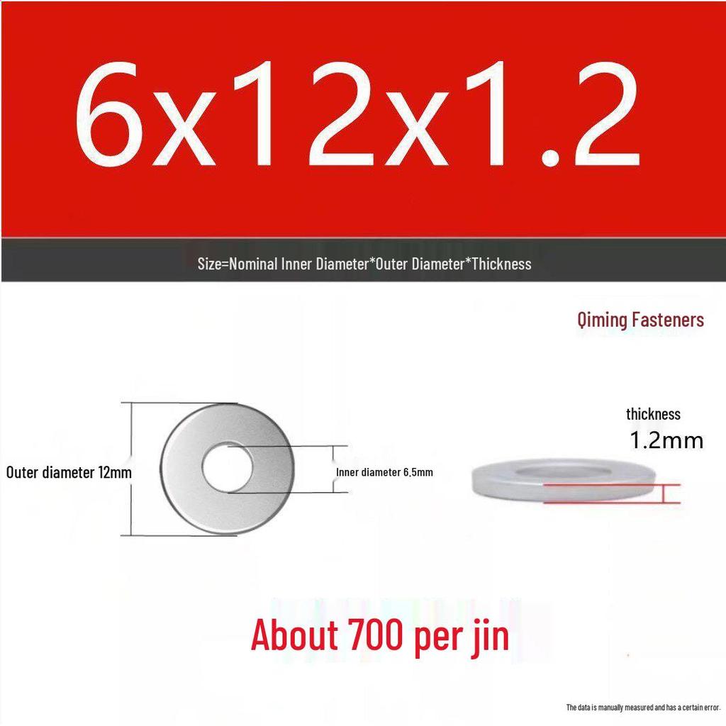4.8 Grade Galvanized Iron Flat Washer, M3-M40 Oversized Metal Hole Gasket.