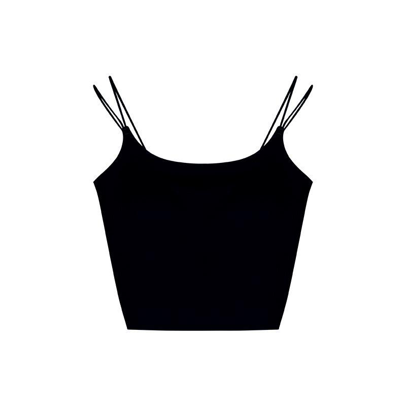 Kumikumi Sexy Pure Color Slim-Fitting Suspenders Vest