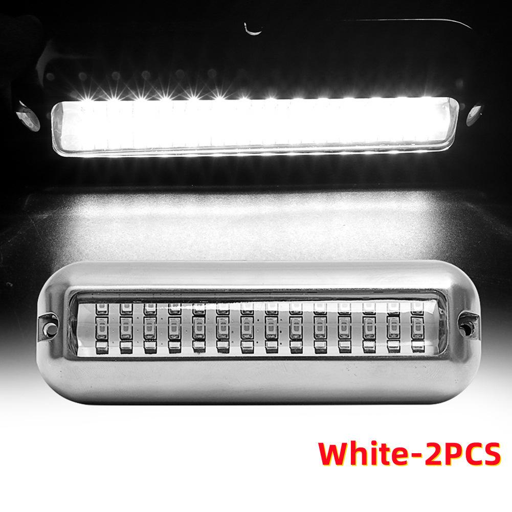 Waterproof 27LED & 42LED Stainless Steel Yacht & Diving Underwater Lights, 10-30V High Brightness Boat Lights