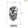Fresh Style Waterproof Flower & Cartoon Tattoo Stickers for Arm