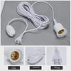 E27 Hanging Lamp Cord with Dual Plug and Independent Switch