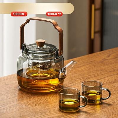 Glas-Teekanne zum Kochen, chinesisches Kung-Fu-Teeservice, Küche, Restaurant, Bar, Familien-Teeservice, Glas-Teekanne, Samowar, Teekanne zum Brauen