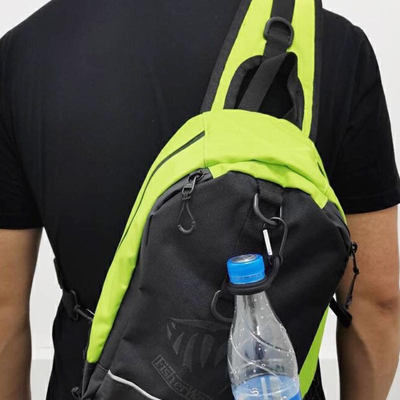 1Pcs High Quality Aluminum Sports Kettle Buckle Outdoor Carabiner Water Bottle Holder Rubber Buckles Hook Camping Hiking Tool