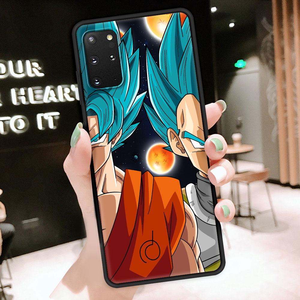 

Чехол для Samsung Galaxy S20 FE S21 Ultra S10 Lite S9 S8 Plus S10e S7, роскошный ультратонкий черный чехол для телефона Son Gokus D-Dragon-Ball Samsung A32 5G